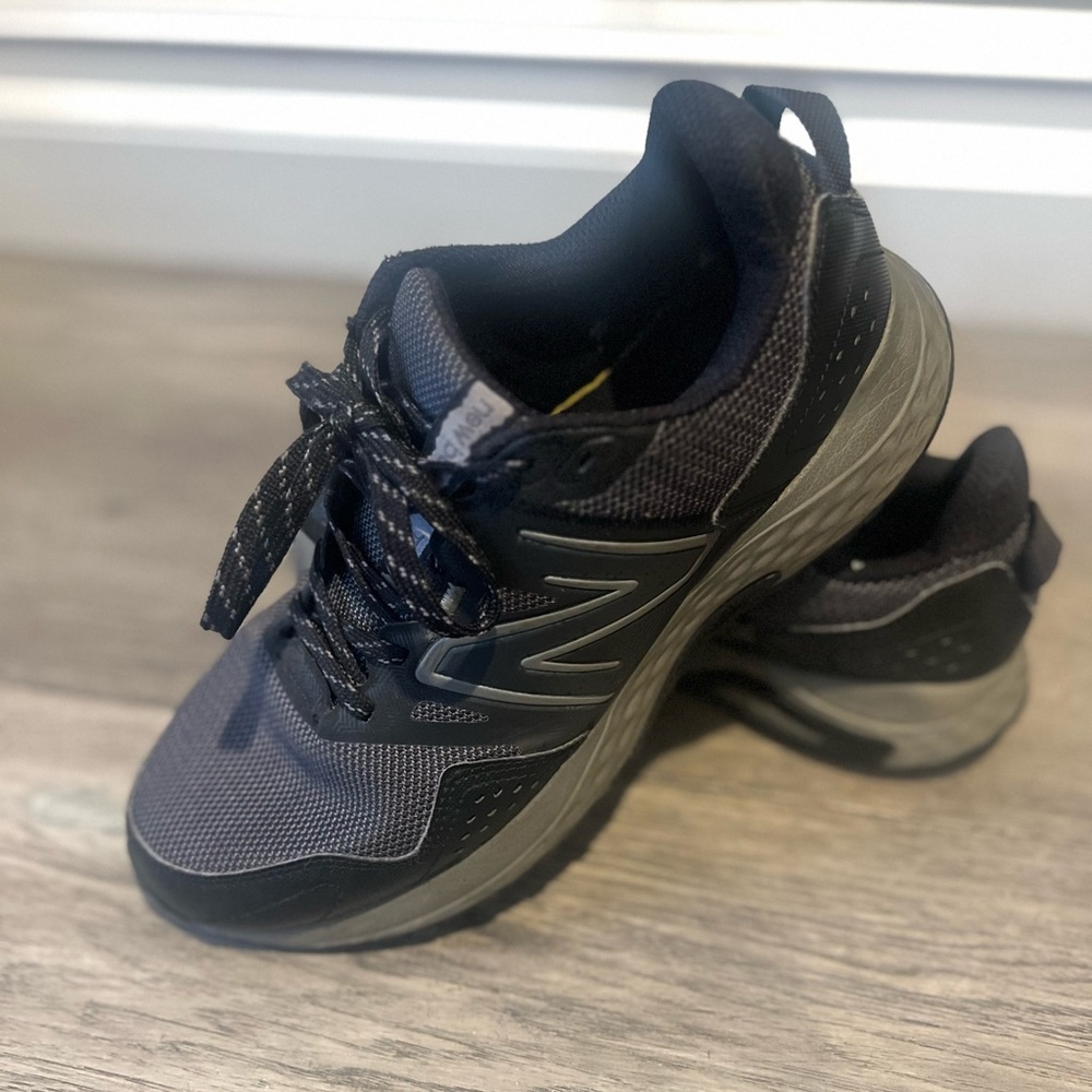 New Balance Charcoal and Black Athletic Shoes